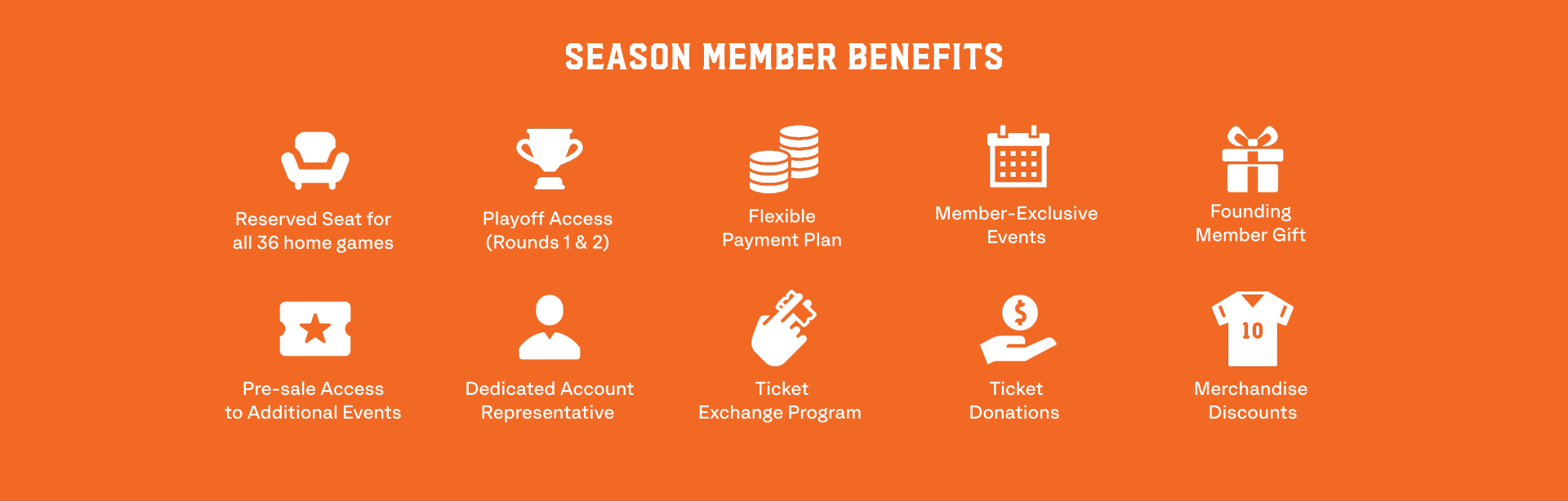 Season Member Benefits